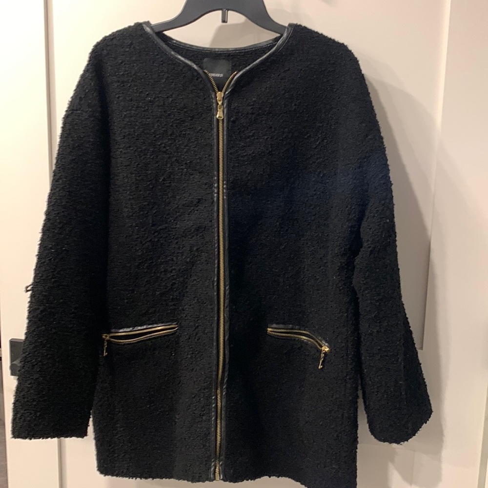 Forever 21 wool like jacket size M